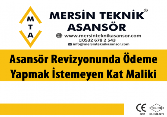 Asansör Revizyonunda Ödemek İstemeyen Kat Maliki