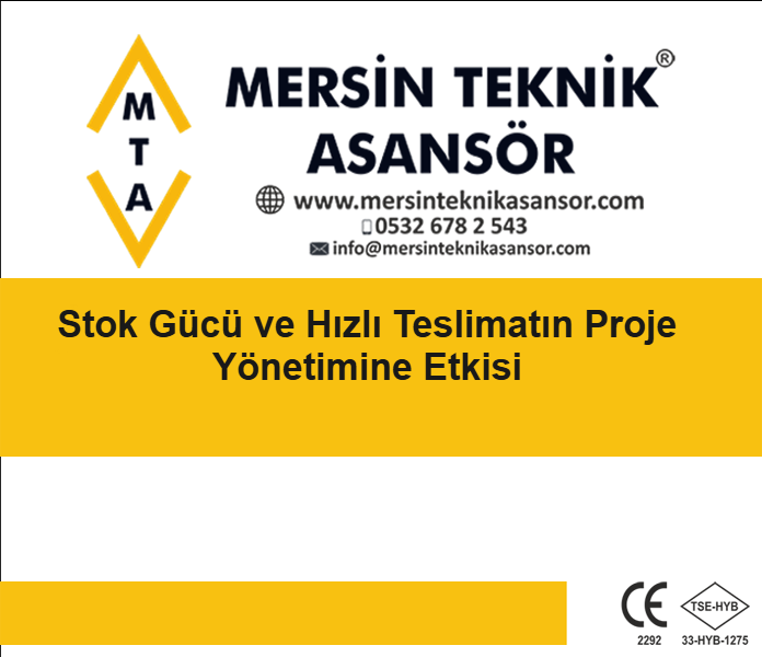 Stok Gücü ve Hızlı Teslimatın Proje Yönetimine Etkisi